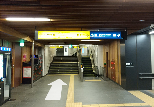 渡辺橋駅からの道順2