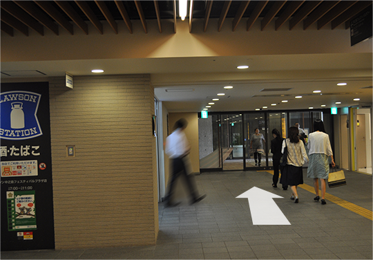 渡辺橋駅からの道順7