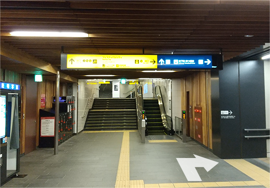 渡辺橋駅からの道順3